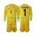Camisola Polónia Szczesny 1 Guarda-redes Criança Equipamento Primeiro 2024 Manga Comprida